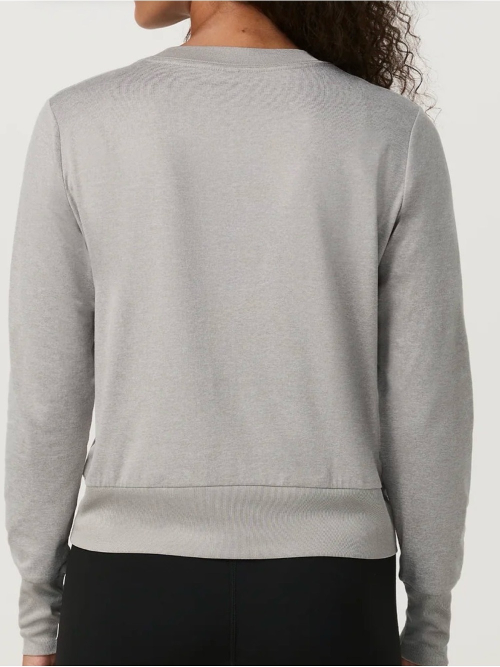 Vuori Daydream Crew Long Sleeve Shirt Size M Brown Heather VW133 - Picture 11 of 12
